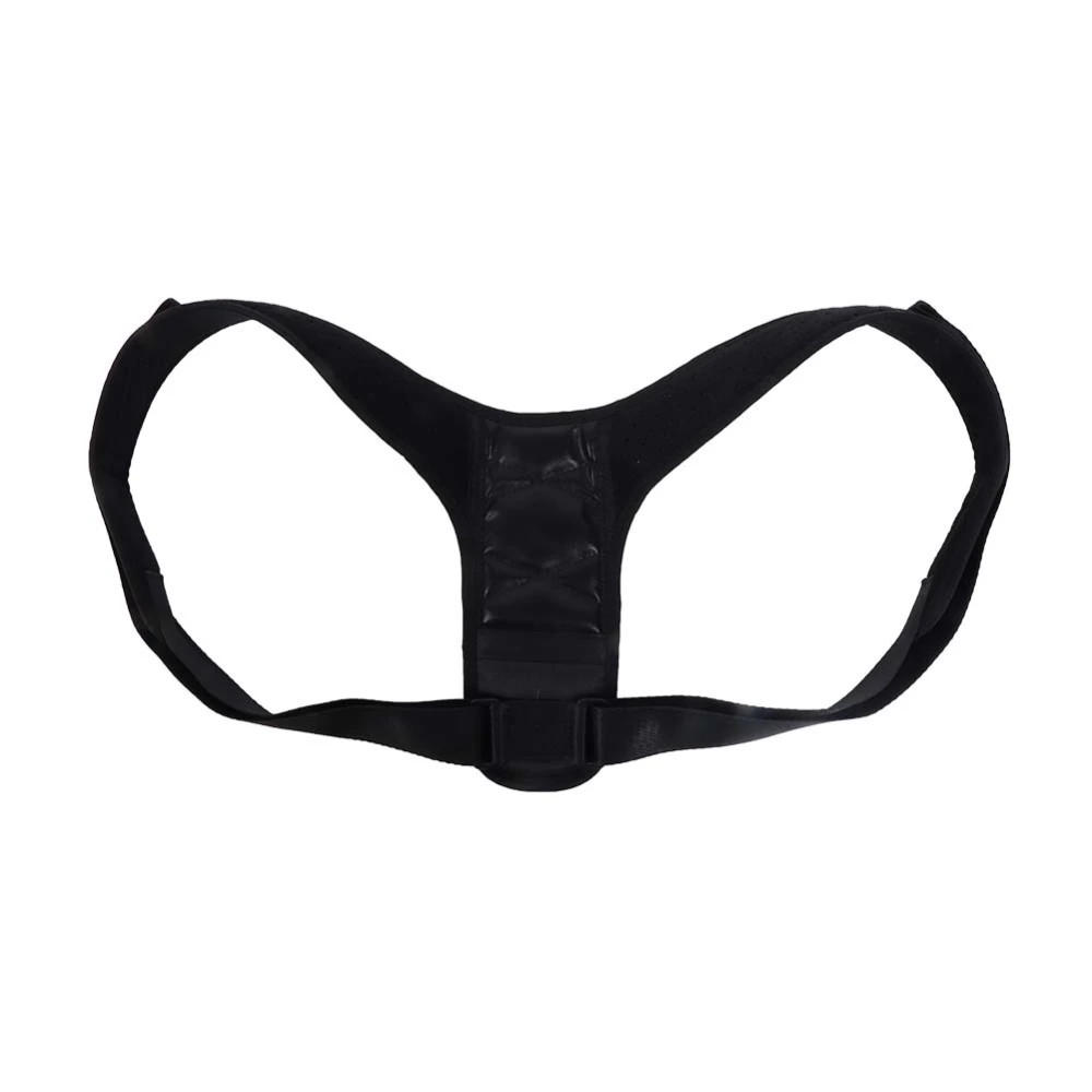 Adjustable Humpback Posture Corrector Reminder Back Shoulder Belt Spine Support for Adult ChildrenBlack