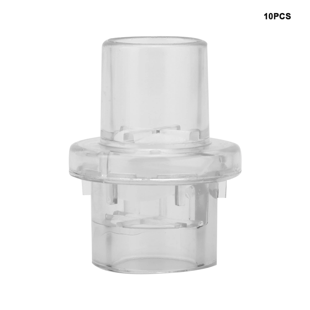 10pcs Disposable One Way CPR Face Shield Valve CPR Resuscitator Practice Mouthpieces Part