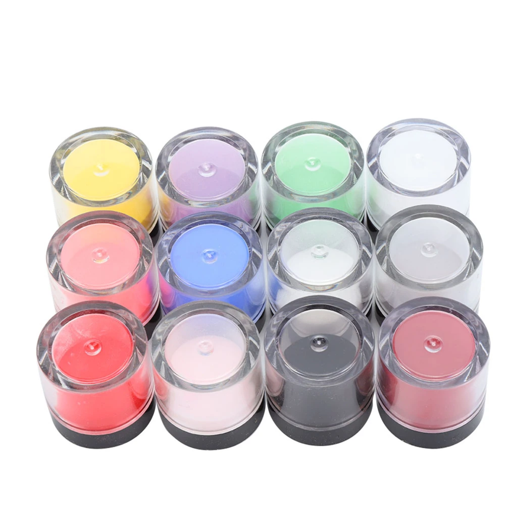 Acrylic Powder Crystal Nail Art Tips Decoration Builder Acrylic Manicure Tool12 Colors