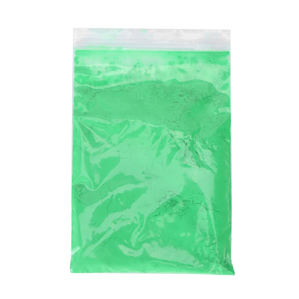 Nail Phosphor Powder Halloween Nail Art DIY Fluorescent Powder Manicure Tool 100gGreen