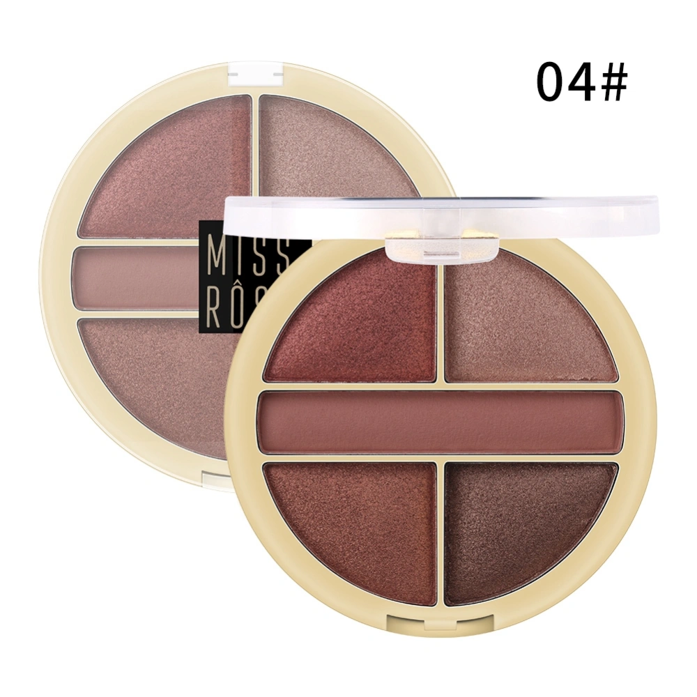 5 Colors Pearl Matte Eyeshadow Powder Makeup Eye Shadow Cosmetic Tool (N4)