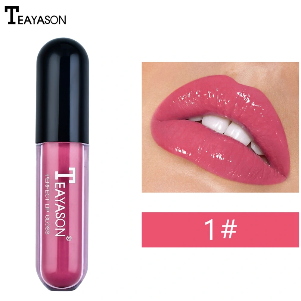 Women Lipstick Moisturizing Long Lasting Lip Gloss Cosmetic Makeup (#01)