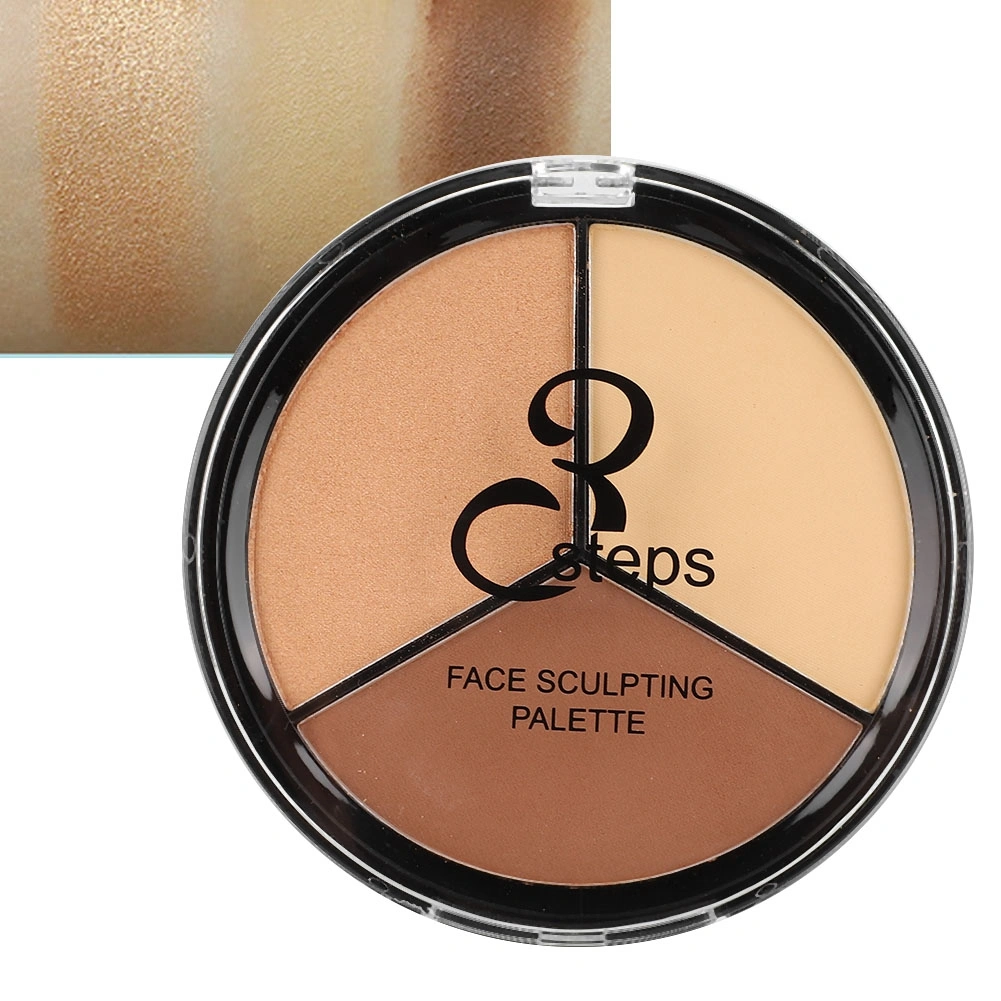 3in1 Long lasting Makeup Palette Face Highlight Concealer Contour Cosmetic Powder (#CH3-3)