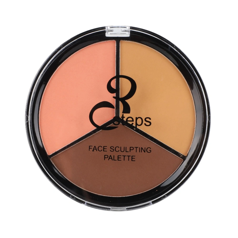 3in1 Long lasting Makeup Palette Face Highlight Concealer Contour Cosmetic Powder (#CH3-2)