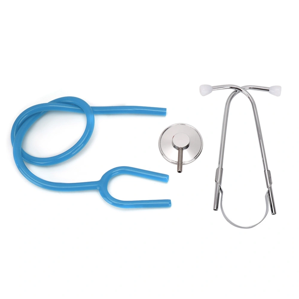 Professional Single Head Stethoscope Aluminium Alloy Heart Lung Detection Echoscope (Sky Blue)