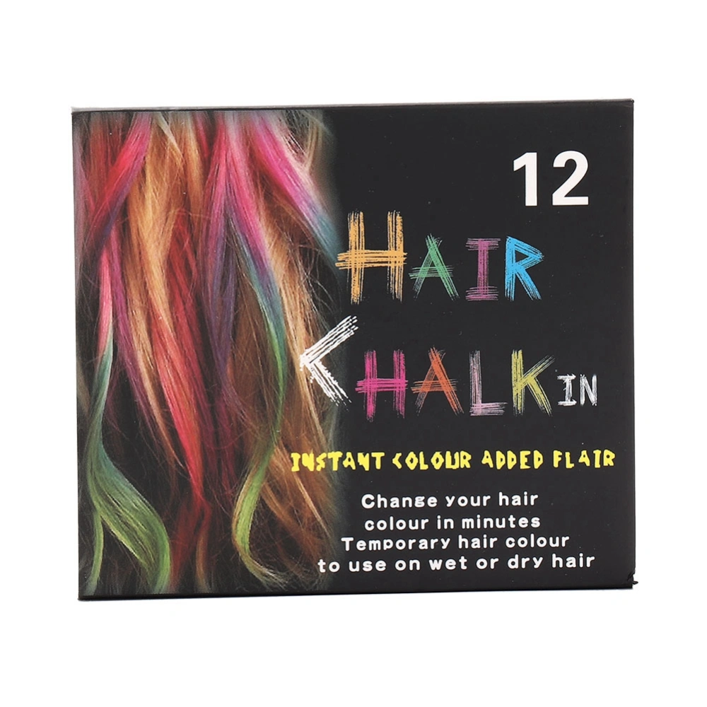 Disposable Hair Coloring Chalk Temporary Dye Hair Pastel Dyeing Stick Kit Beauty Tool 02#