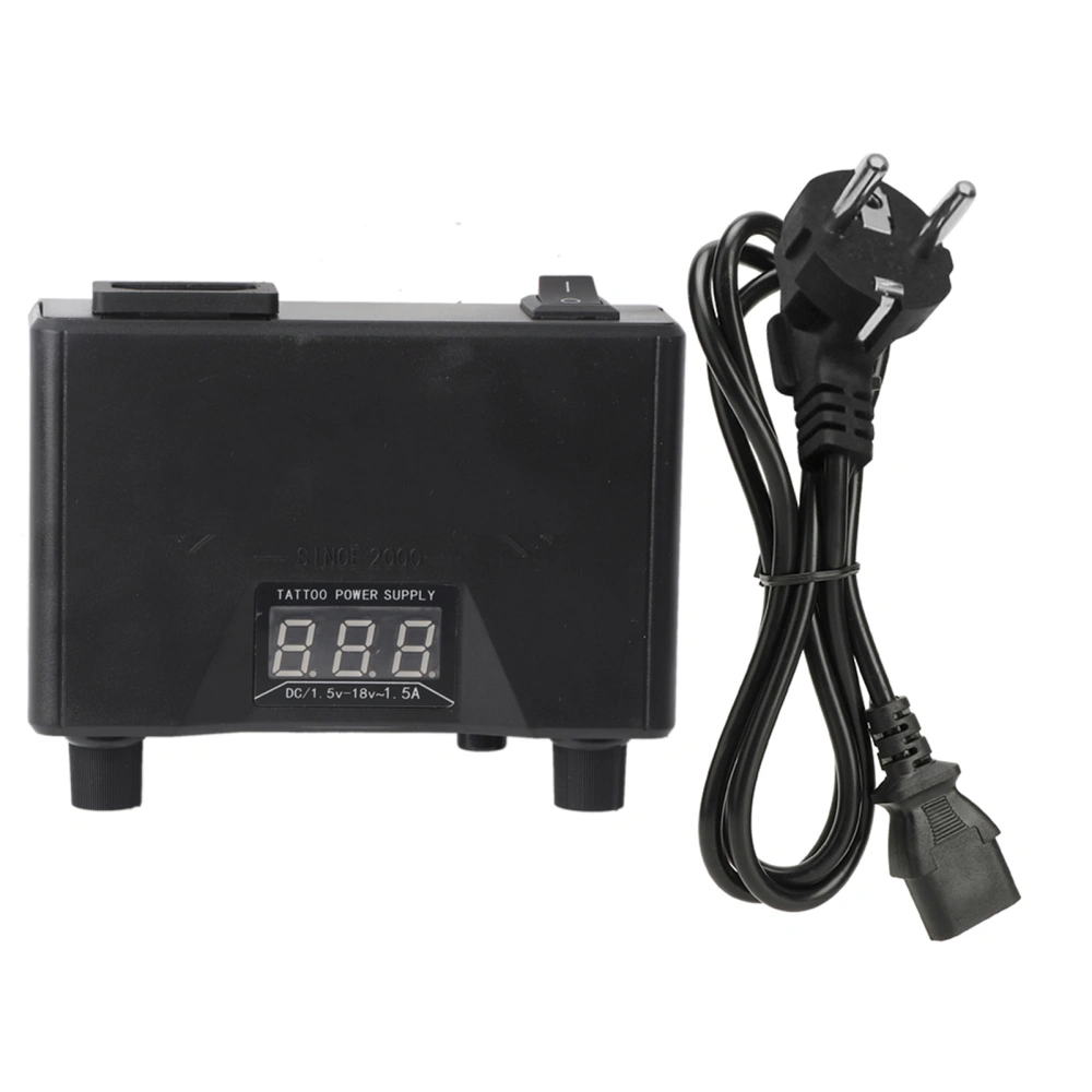 Professional Tattoo Power Supply LCD Display Tattoo Transformer Regulator Tattoo Tool EU Plug