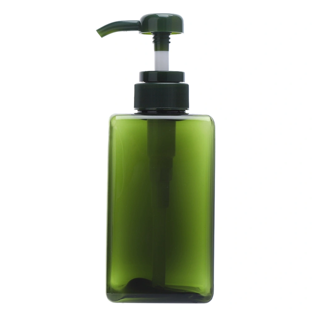 450ml Large Capacity Lotion Shampoo Hand Shower Gel Soap Dispenser Pump Bottle(Dark Green)