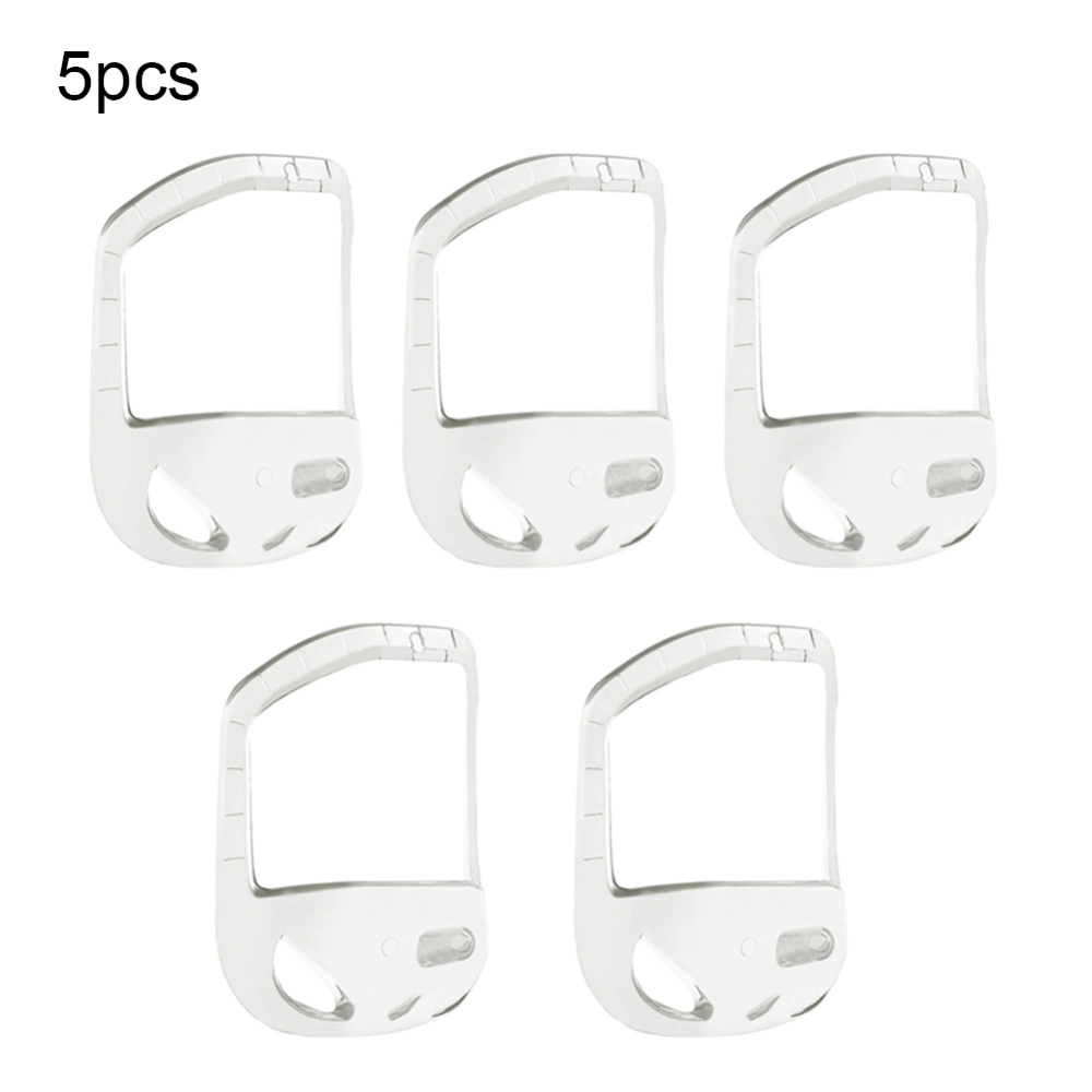 5pcs Beard Shaper Men High Precision Facial Hair Guide Styling Template for Home White