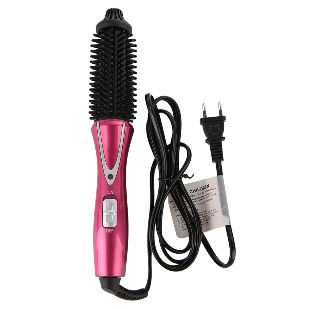 Electric Folding Hair Curler Comb Brush Portable Hair Dressing Beauty Tool EU Plug