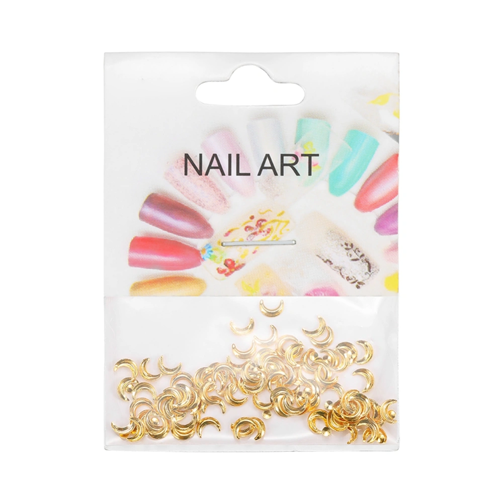 50Pcs/Bag Nail Art Decoration Metal Rivet Manicure Patch(#01)