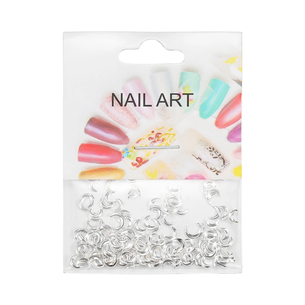 50Pcs/Bag Nail Art Decoration Metal Rivet Manicure Patch(#02)