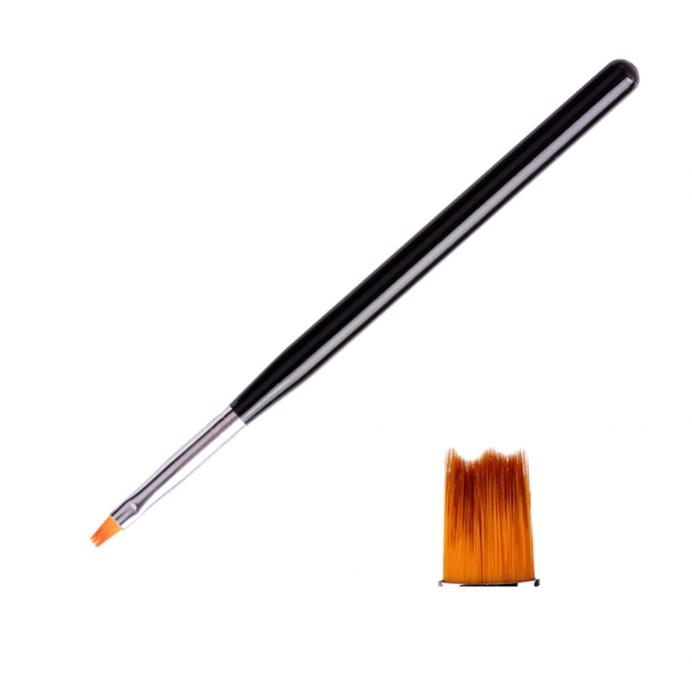 Nail Painting Brush Manicure Wooden Handle UV Gel Line Drawing Dotting Pen Tool (06)