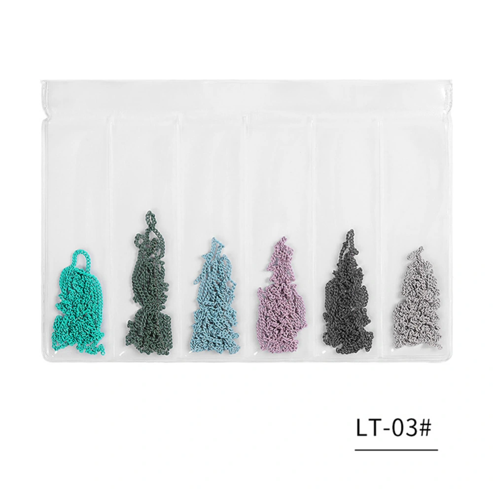 Colorful Nail Art Decoration Alloy Chain Tassels Punk Style DIY Manicure Chain (03)