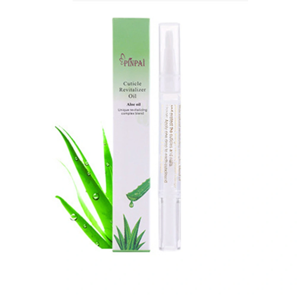 Nail Nutrition Oil Pen Art Treatment Cuticle Revitalizer Barb Soften Manicure Tool(Aloe)