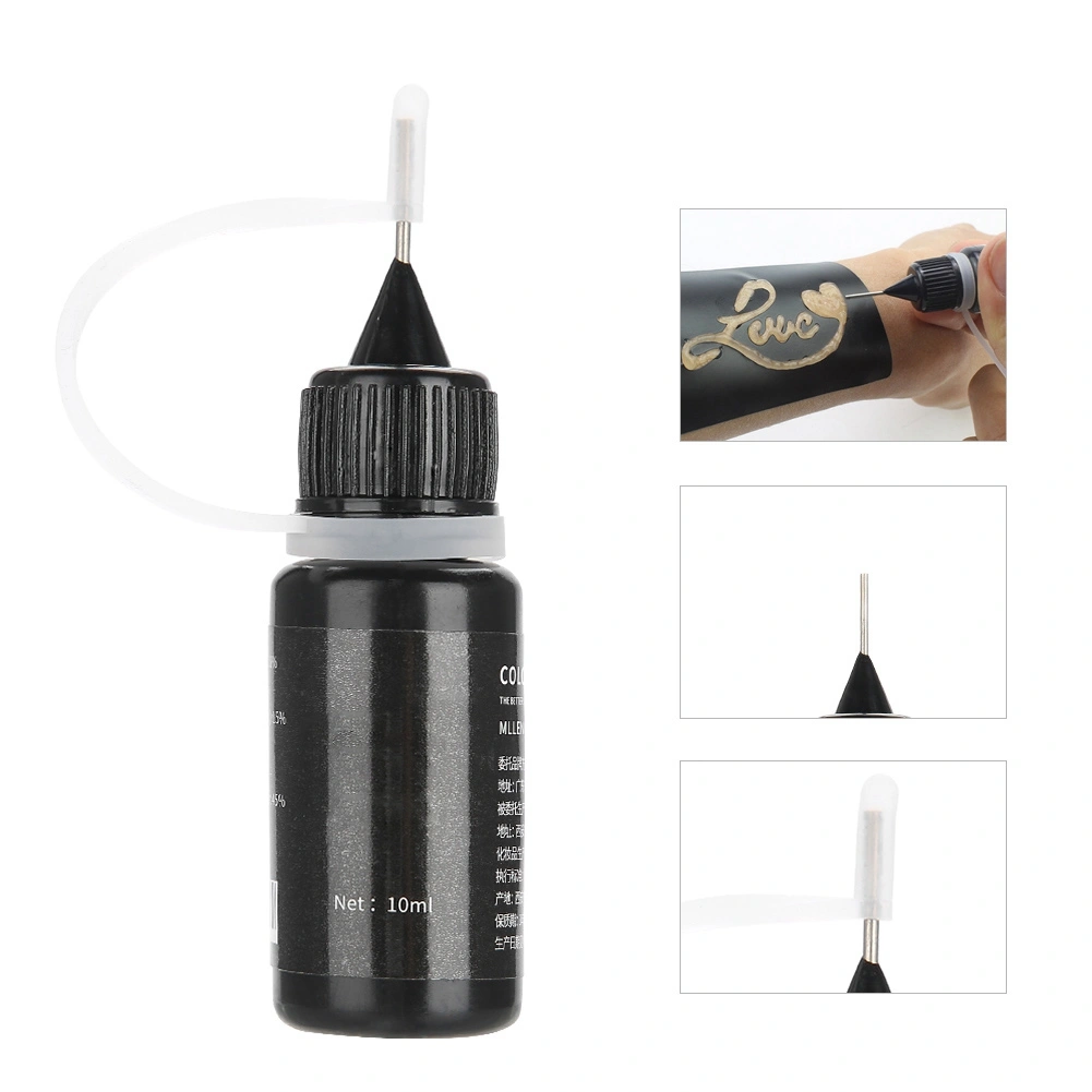 10ml Long Lasting Waterproof Natural Juice Tattoo Paste for Temporary Body Art Painting