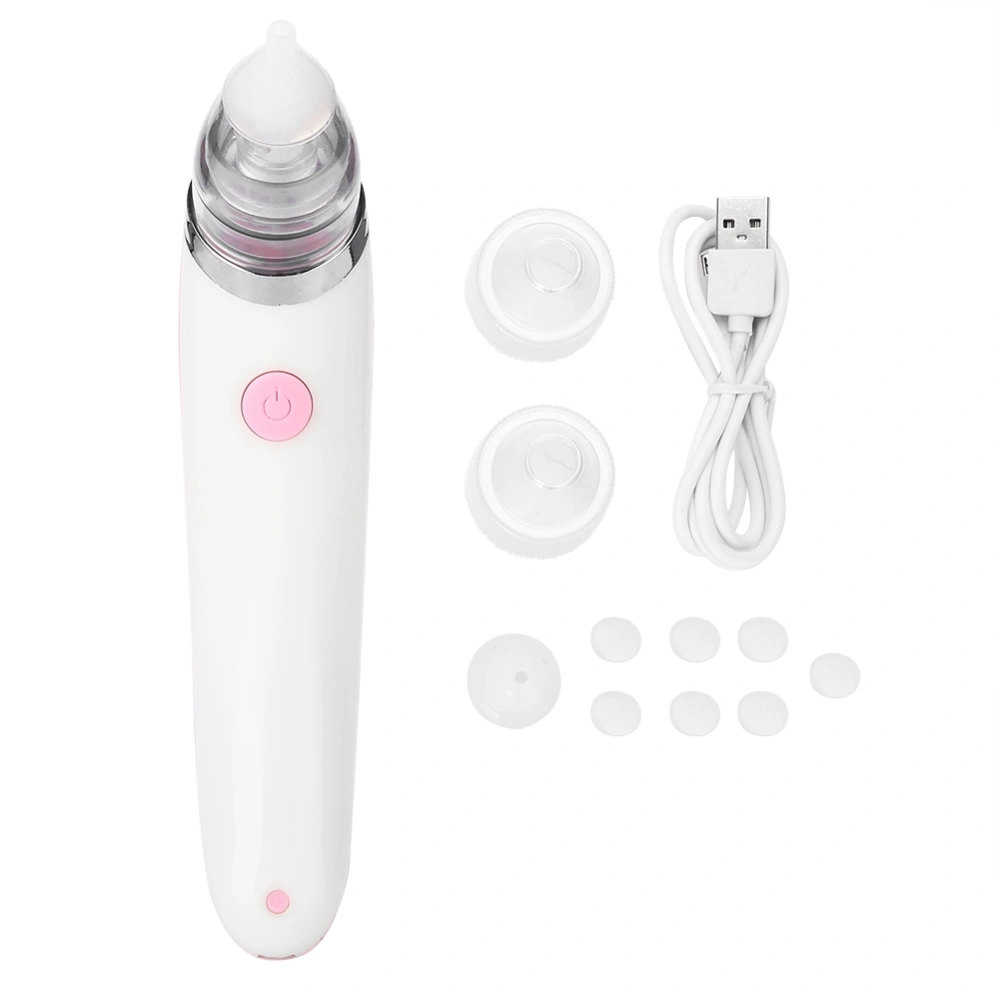 Baby Nasal Aspirator Electric Nose Cleaner Nasal Acne Blackhead Sucker Pink