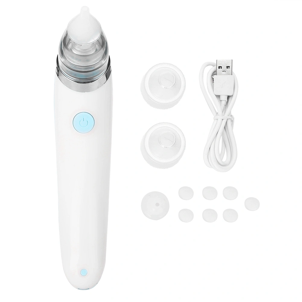 Baby Nasal Aspirator Electric Nose Cleaner Nasal Acne Blackhead Sucker Blue