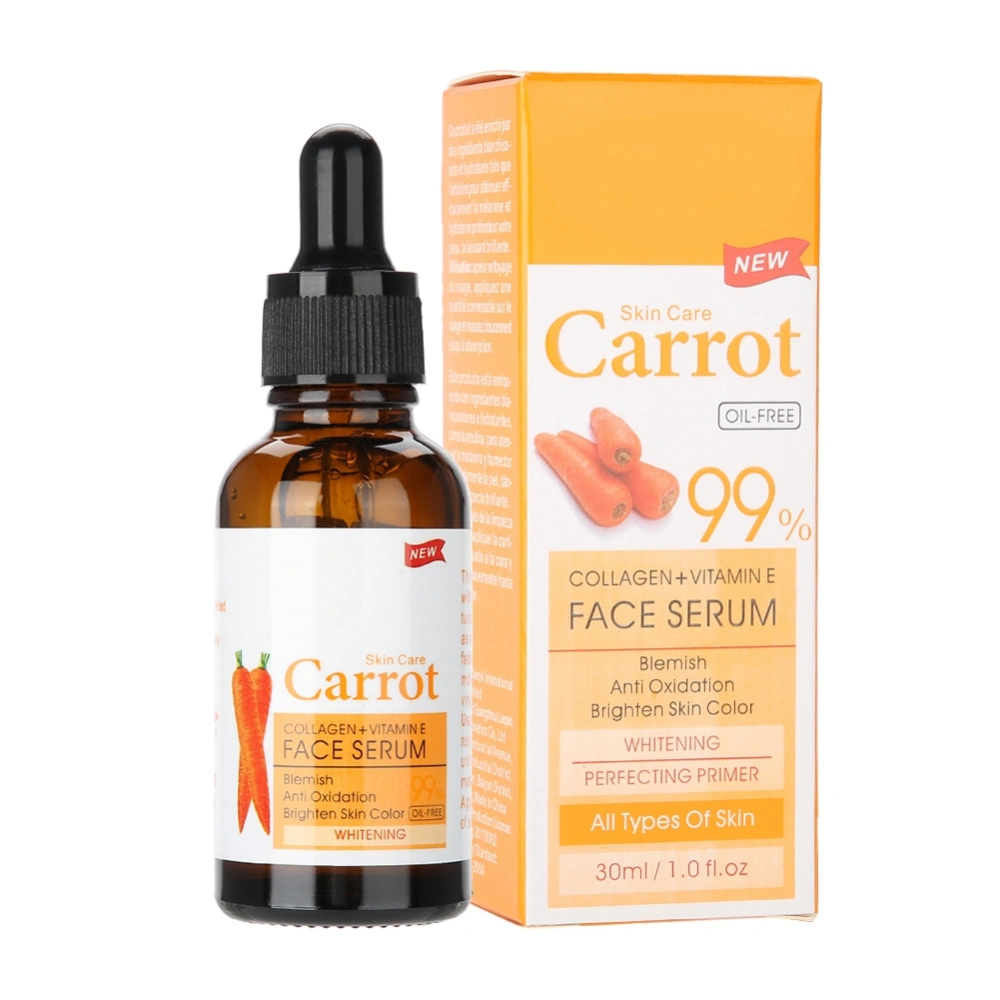 30ml Face Serum Whitening Anti Aging Anti Wrinkles Moisturizing Facial Lifting Essence Carrot