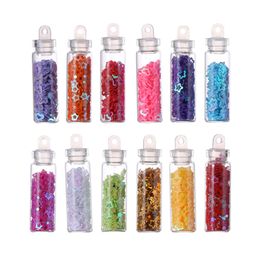 Glitter Decoration Mixing Color DIY Nail Art Stickers Sequins Polish 7#