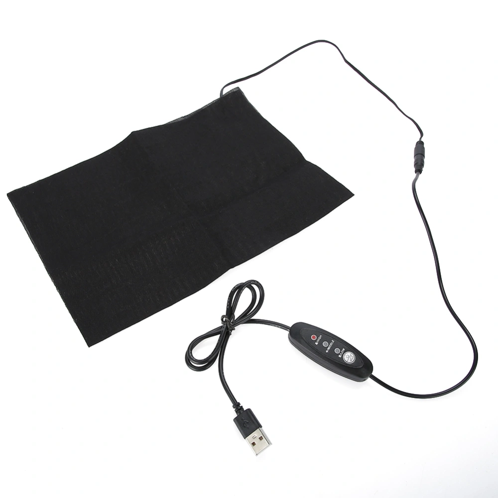 Electric USB Charging Cloth Heater Heating Pad Waist Belly Warming Mat