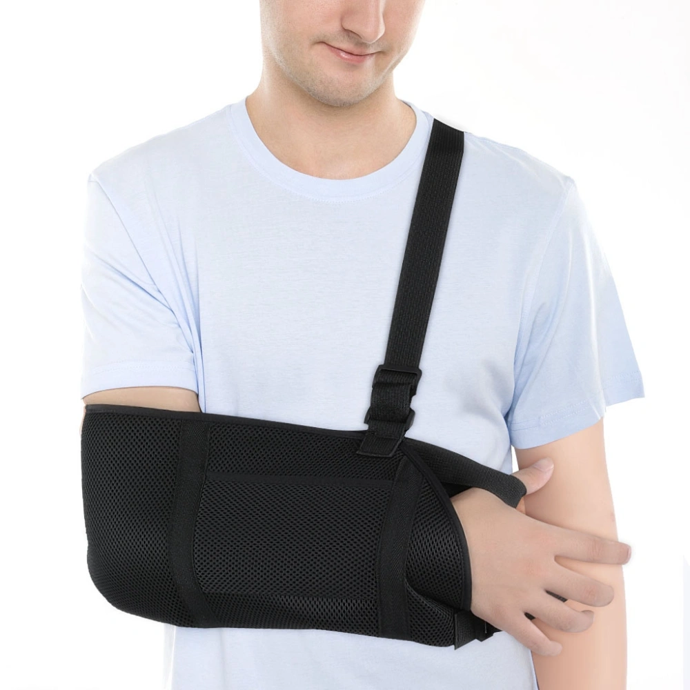 Arm Sling with Thumb Support, Dislocated Shoulder Sling for Broken Arm Immobilizer Wrist Elbow