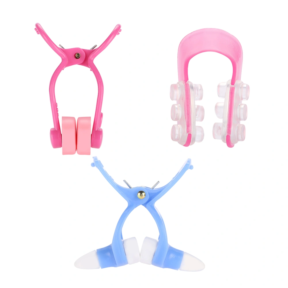 3pcs Nose Shaper Massager Clip Straightening Beauty Clip Nose Up Clip Correction Set New