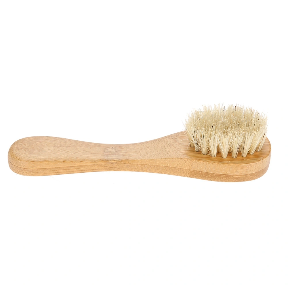 Wooden Handle Face Brush Exfoliating Cleaning Skin Brush Tool
