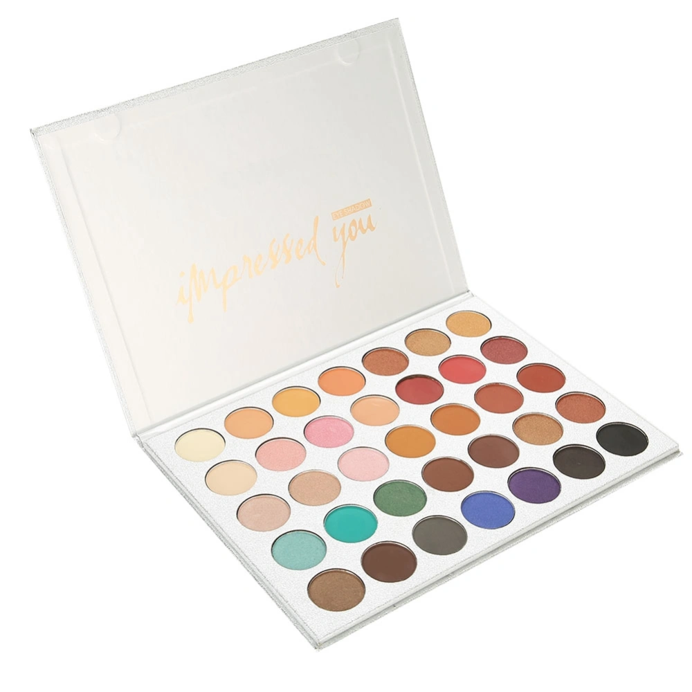 Beauty Glazed 35 Colors Eyeshadow Palette Shining Matte Eye Pigment Makeup Powder