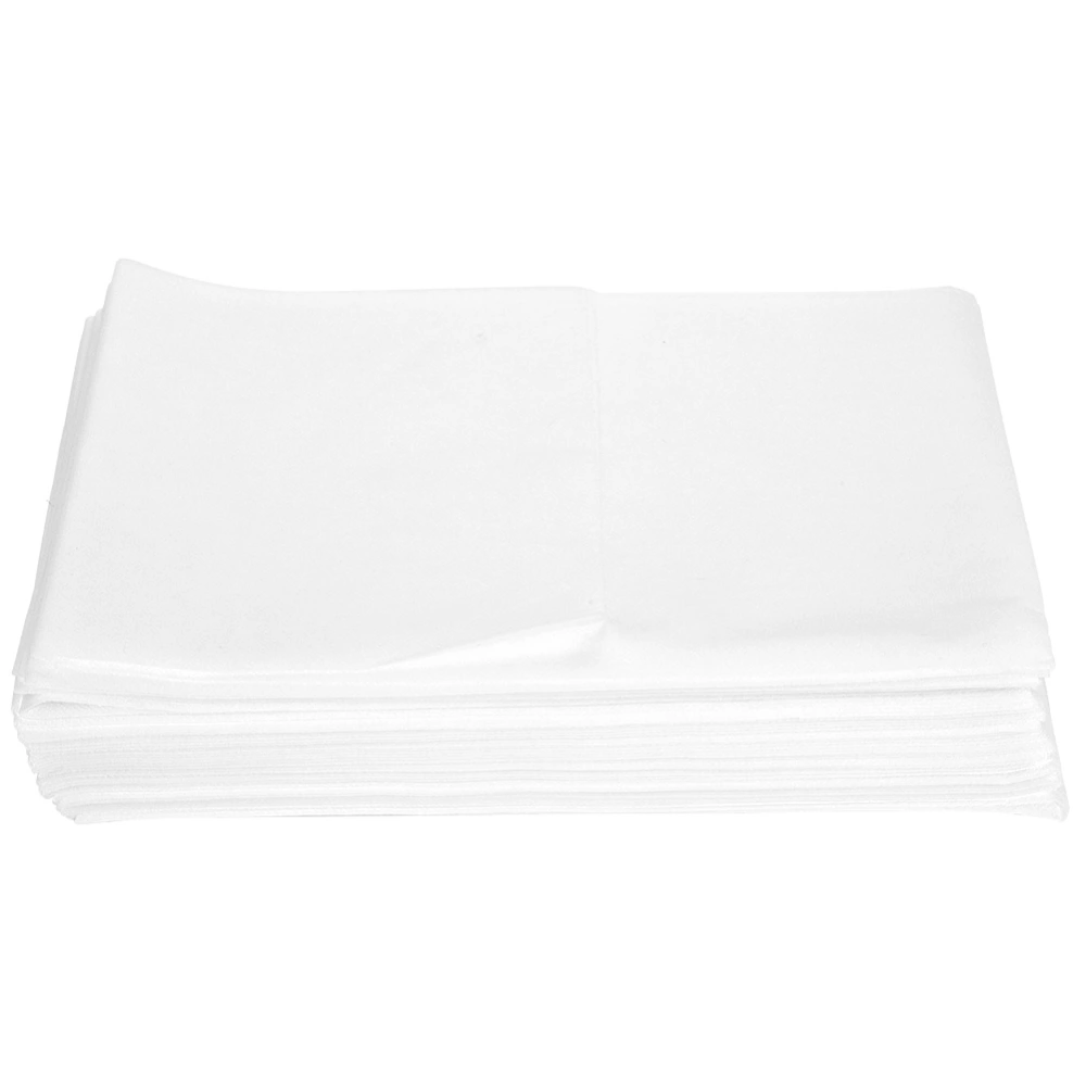 10pcs bag Spa Disposable Bed Sheets Beauty Salon Massage NOn Woven Waterproof Anti oil (White)