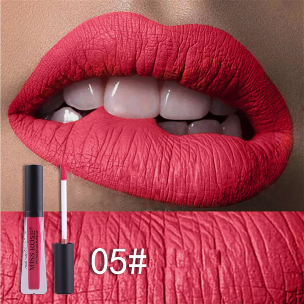 Mist Matte Lipsticks Waterproof Long Lasting Lip Gloss Makeup Tools 05#