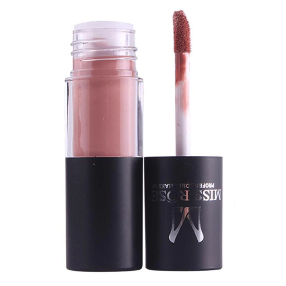 Waterproof Cylindrical Tube Mist Matte Moisturizing Long Lasting Lipstick Makeup 04#