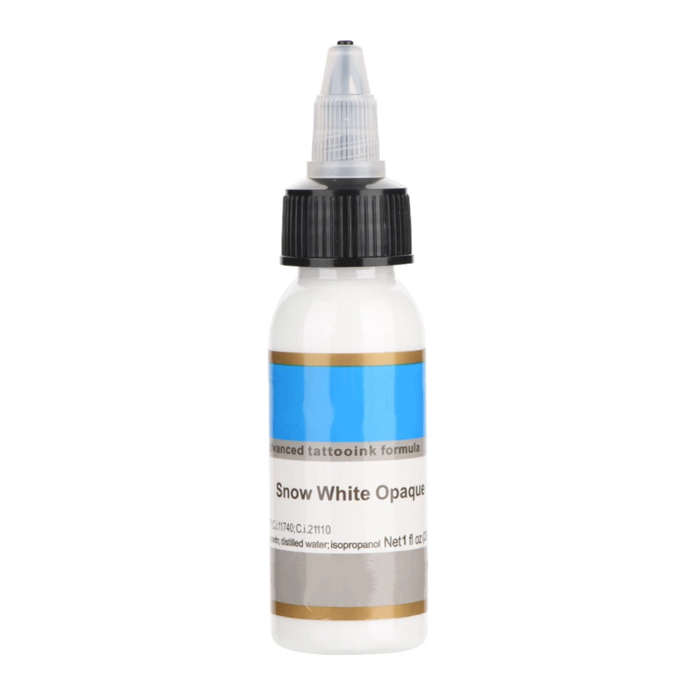 30ml Body Paint Semi permanent Eyebrow Permanent Makeup Tattoo Ink (White)