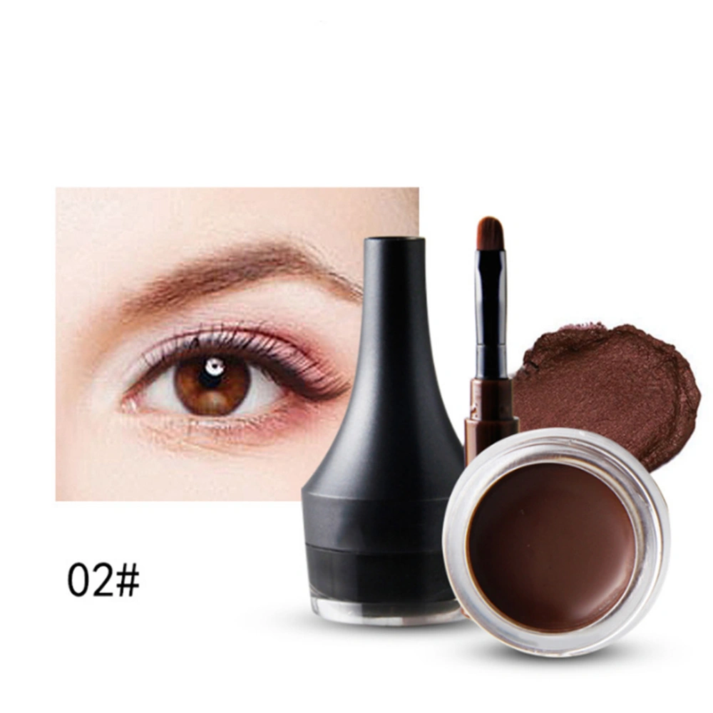 Magical Halo Long lasting Eyeliner Waterproof Eyeliner NOn dizzy Eyeliner Dye Cream Brown