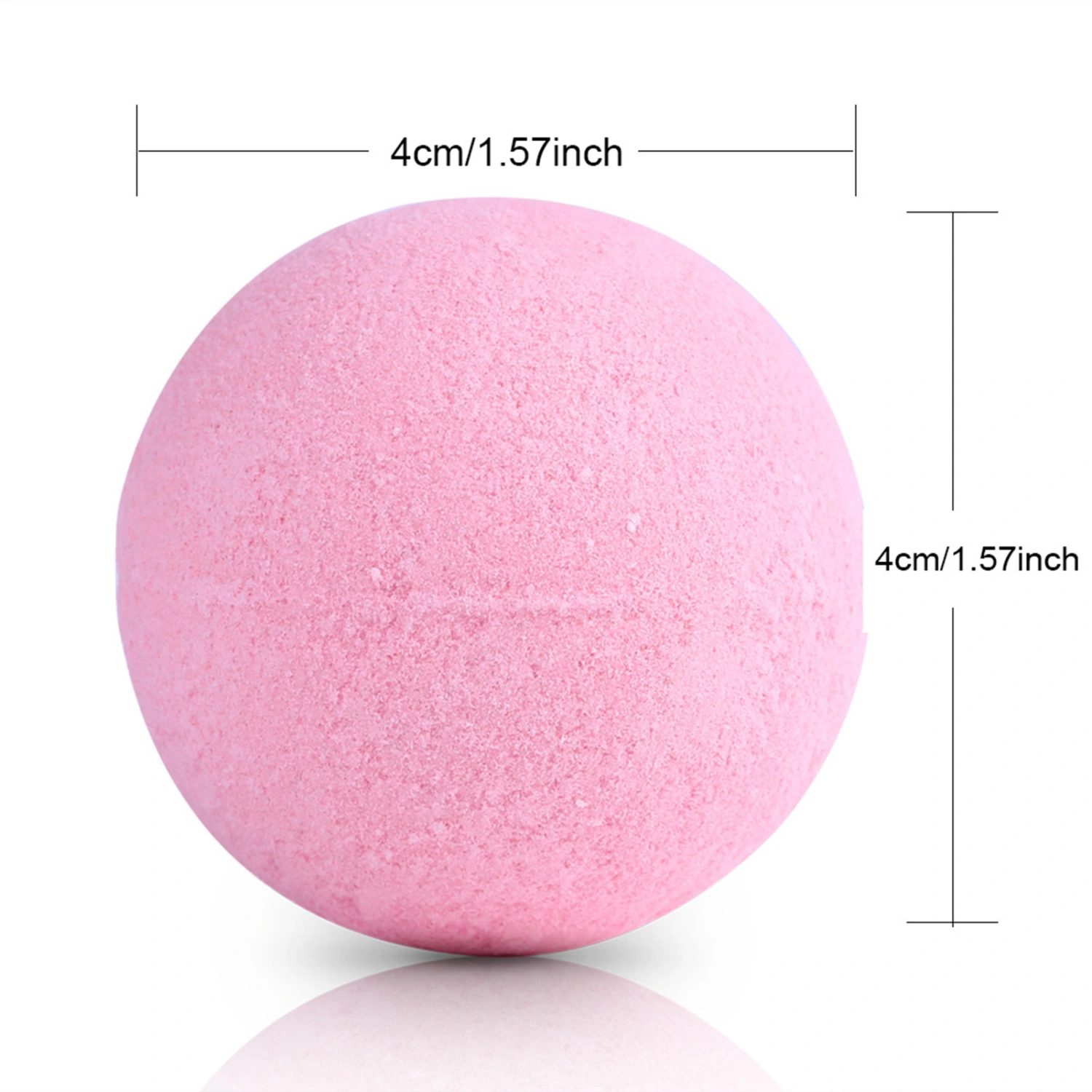 40g Handmade Bath Bomb Aromatherapy Relaxation Moisturizing Spa Bomb Bath Salt Pink