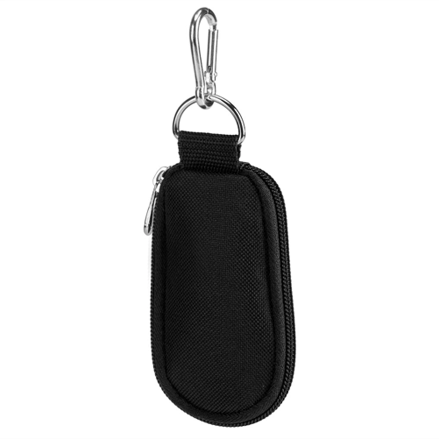 Portable key Chain Style 10-Compartment 2/3ML Essential Oil Holder Storage Bag Case (Black)