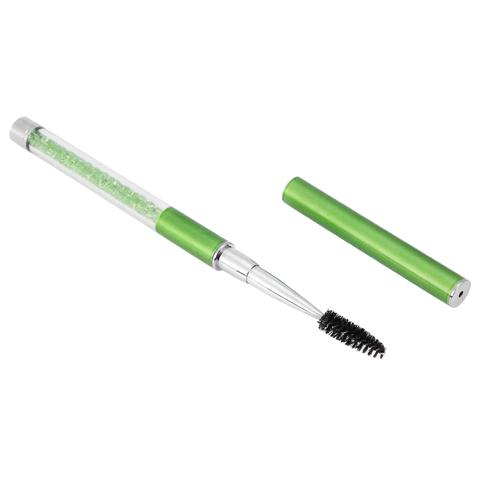 Eyelash Eyebrow Brush Mascara Wands Applicator Spooler Eyelash Extension Eyebrow Comb Green