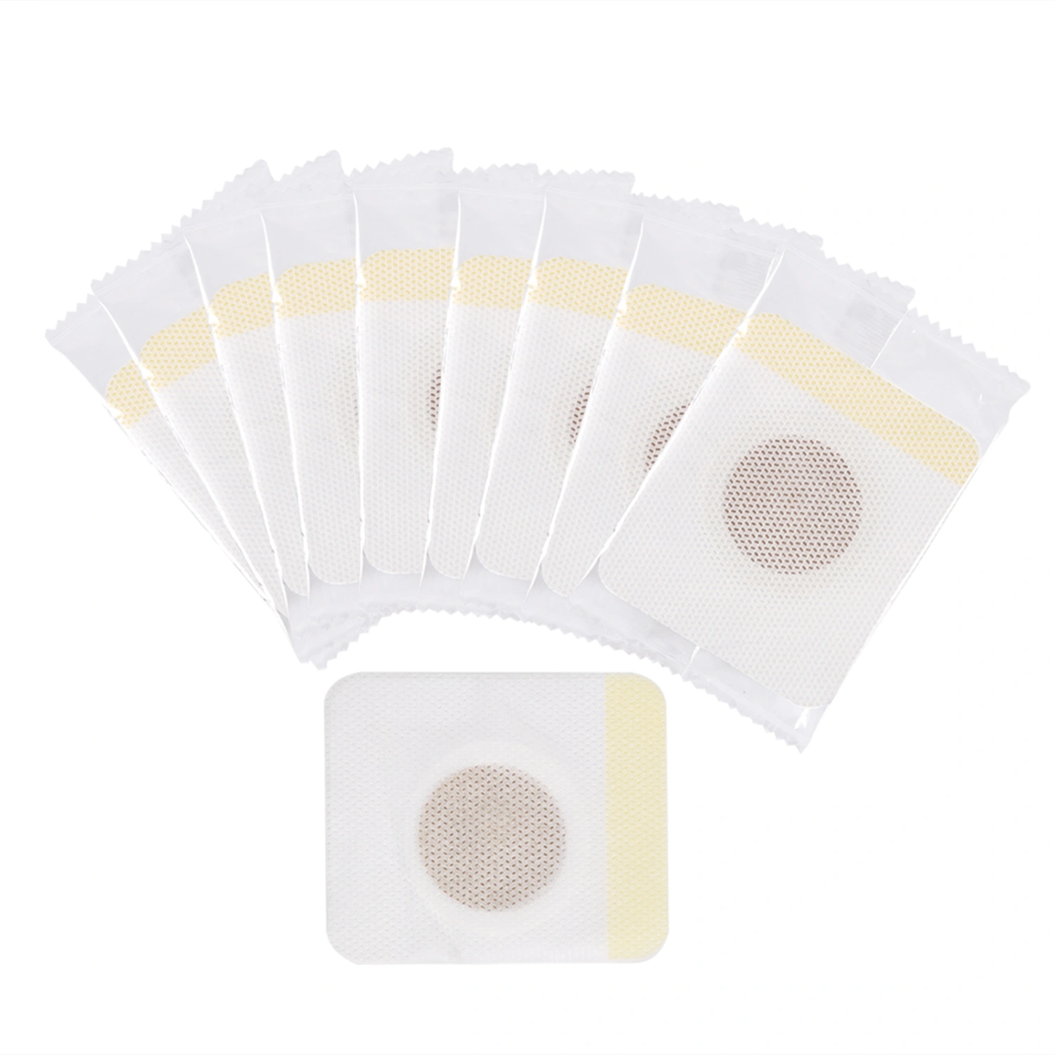 40Pcs Traditional Chinese Medicine Navel Stickers Abdomen Slimming Patches (Tian Jin Version)