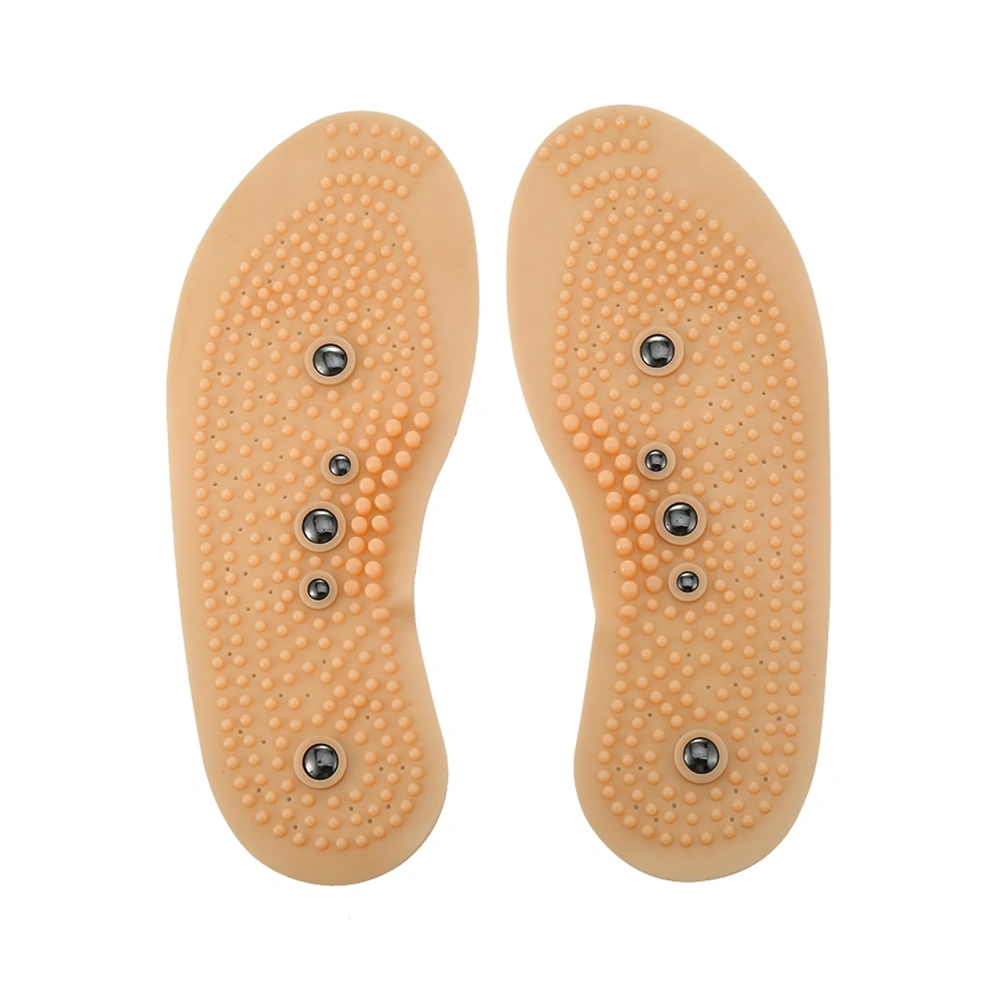 Shoes Comfort Pads Magnetic Therapy Magnet Health Care Foot Massage Insoles (41-45(CN))