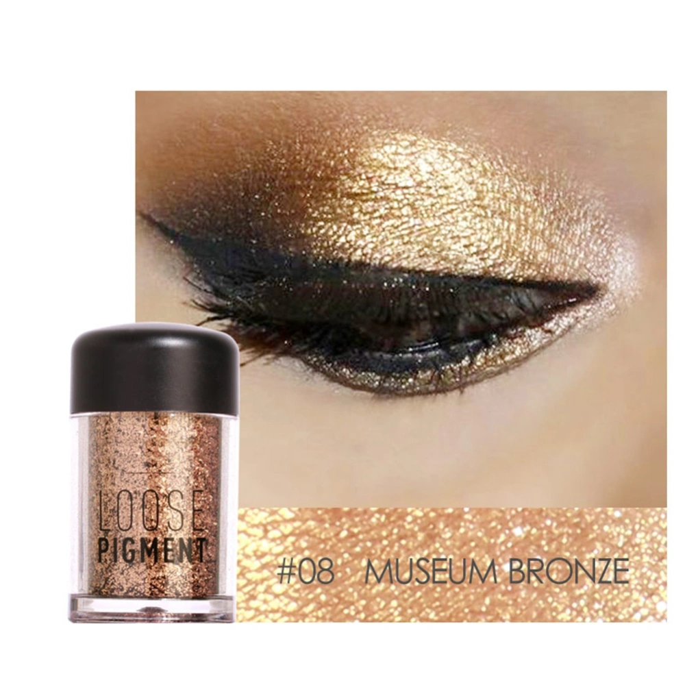 Fashionable Glitter Eyeshadow Beauty Eyes Pigment Powder Lips Loose Makeup Cosmetics (#8)