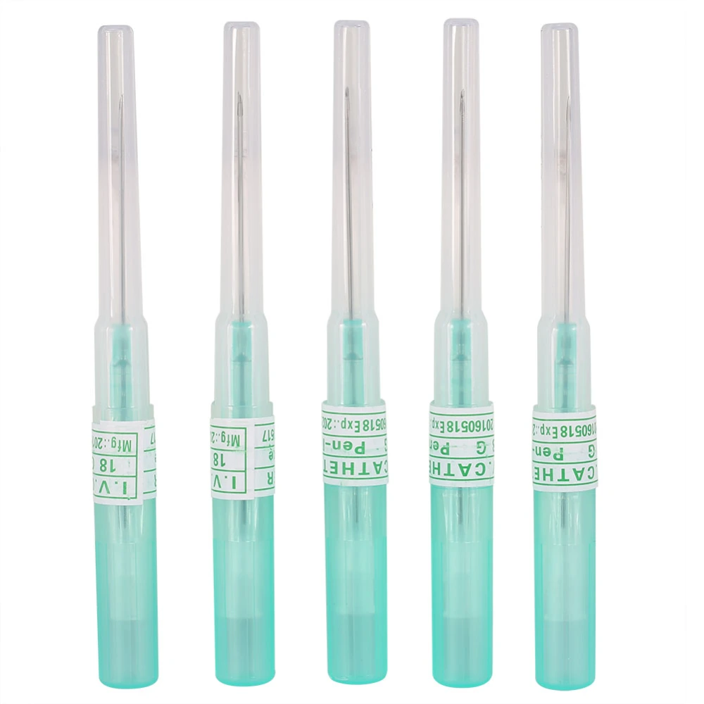 5Pcs/Bag Body Tattoo Piercing Sterilized Disposable Hollow Needle 18G