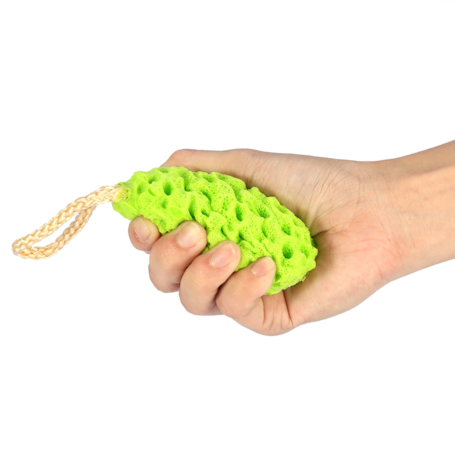 4 Colors Beauty Soft Sponge Shower Spa Exfoliator Washing Cleansing Scrubber Bath Ball(Green)
