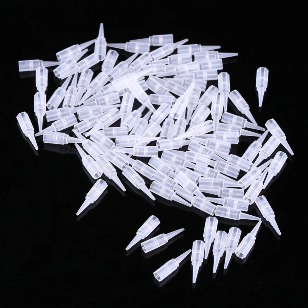 100Pcs/Set Tattoo Nozzle Tip Cap Needle Tube Machine Supply Semi Permanent Makeup Accessory 5R