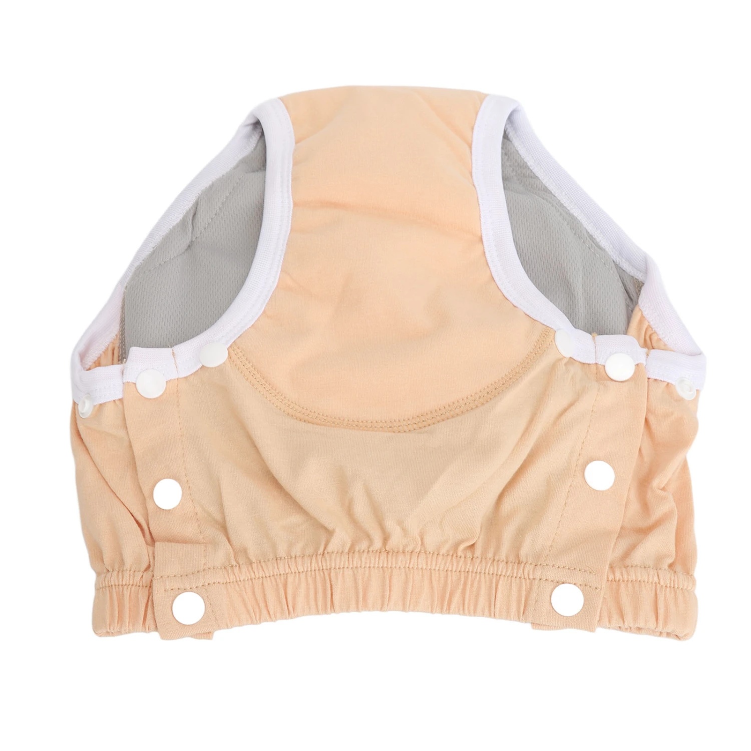 Adult Cloth Diaper Washable Leakage Proof Breathable Pure Cotton Elderly Cloth Nappy for Incontinence Orange S
