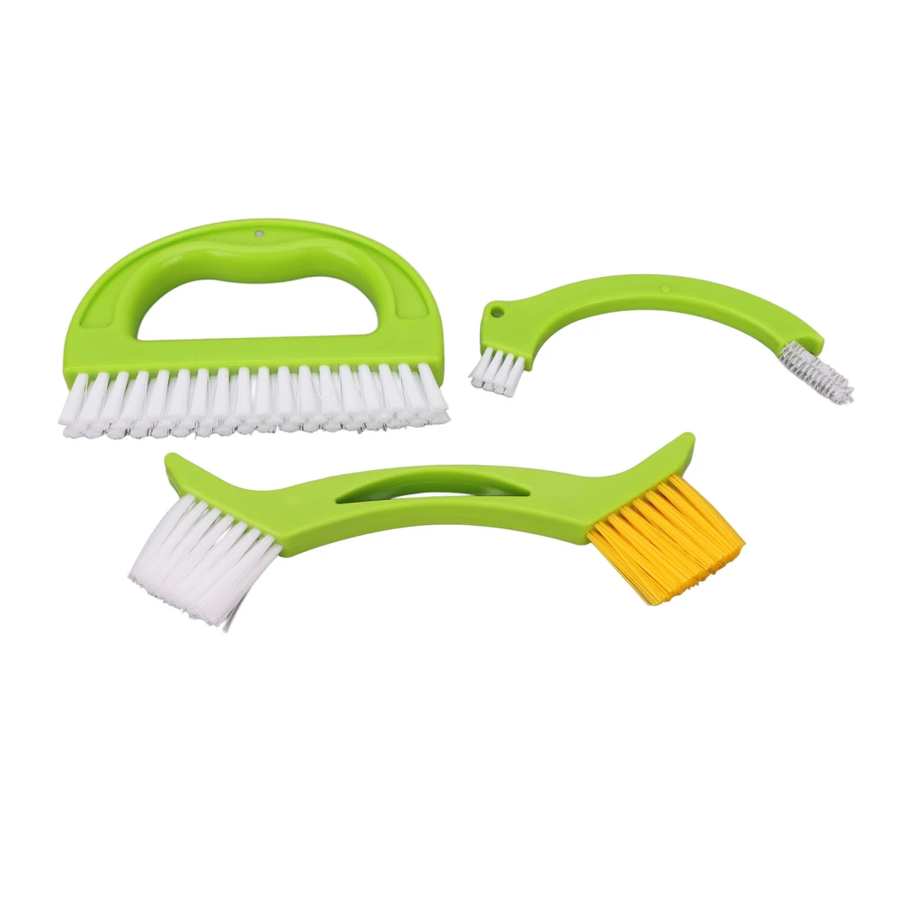 3pcs Grout Cleaner Brush Spa Beauty Salon Tile Groove Gap Scrub Cleaning Brush for Bathtub Sink