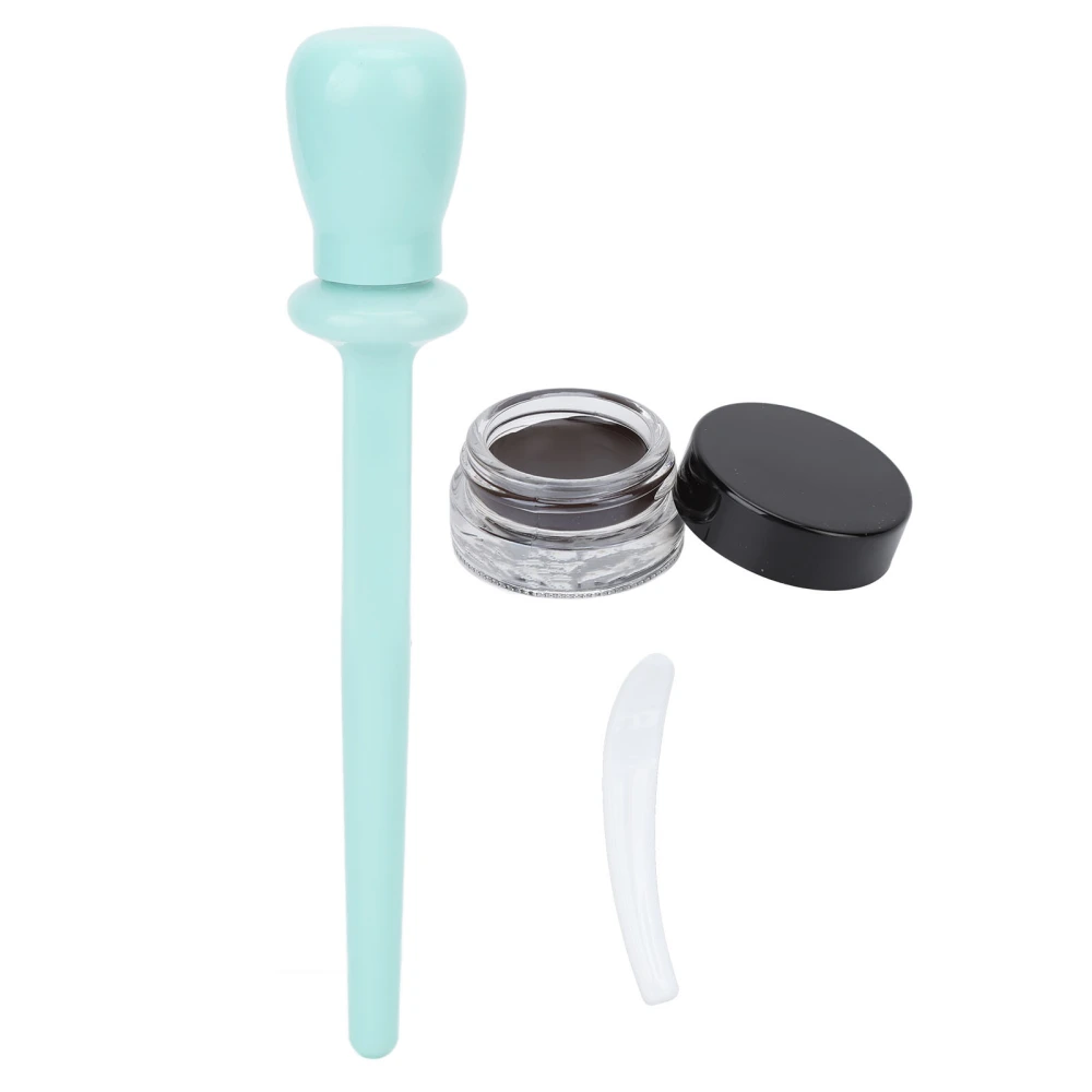 3pcs Silicone Eyeliner Applicator Tool Professional Waterproof Long Lasting Eyeliner Guide Wand Set Cyan