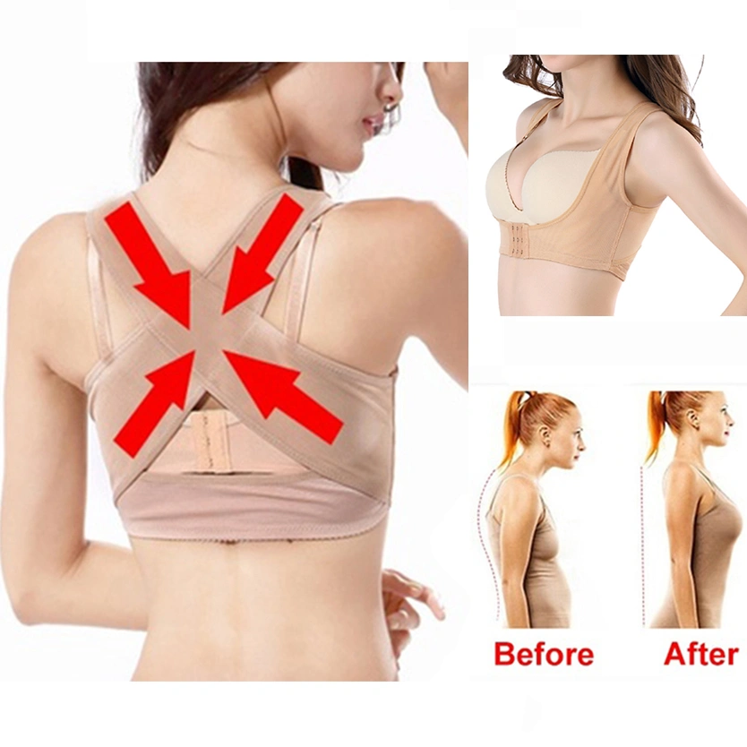 Adjustable Shoulder Support Correction Humpback Posture Corrector Body Efficiently Gather Breasts Belts Chest Support Clothes for Women