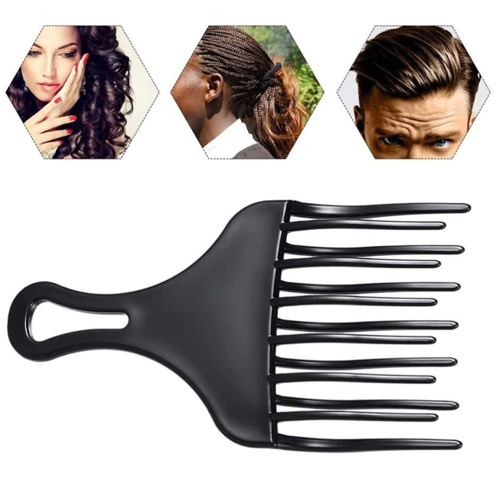 Plastic Wide Hair Pick Comb Hair Pick Comb Afro Hair Comb Hairdressing Styling Tool