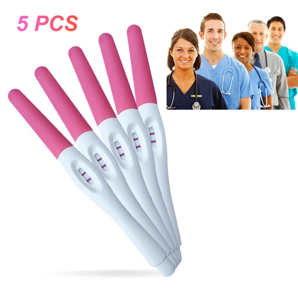 5Pcs Pregnancy Test Pens Ovulation Pregnancy Urine Test Strip Sticks