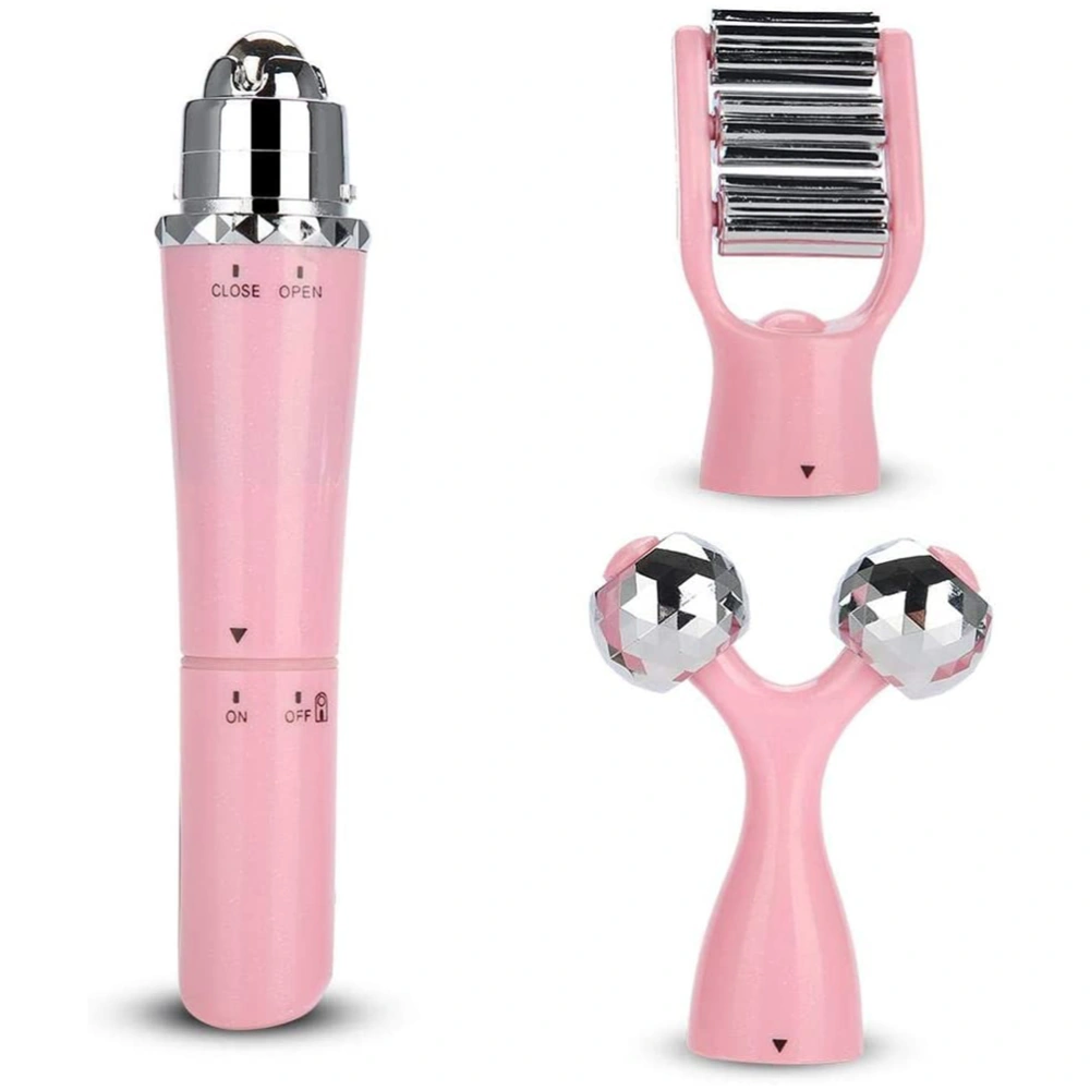 3D Roller Facial Massager 3 in 1 Face Lifting Body Slimming Tightening Skin Massager Portable Beauty Roller